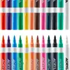 Set de Marcadores Acrílicos de Punta Suave Apilables de Colores para Estudiantes, Pintura y Coloreado, Colores Apilables, Bolígrafos de Acuarela para Niños al por Mayor