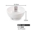 Set de Vajilla Comercial de Alta Calidad Estilo Chino para Restaurantes de Comida Rápida, Tazones para Arroz, Platos, Tazones para Fideos y Utensilios de Comedor Hechos a Medida