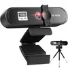 Cámara USB 4K para Computadora Dropshipping para Transmisión en Vivo y Reuniones, Alta Definición 2K 1080P, Filtro de Belleza, Enfoque Automático, Micrófono