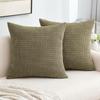 Nórdico Simple Color Sólido Almohada Pana Grano de Maíz Cojín Hogar Sala de Estar Dormitorio Funda de Almohada Habitación Modelo Sofá