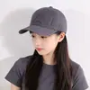 Gorra de Pato Minimalista de Color Sólido Estilo Coreano, Gorra de Béisbol Blanca Deslavada Lisa de Copa Suave, Accesorio para Fotografía de Salidas de Primavera y Verano