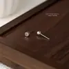 Pendientes de Plata de Ley S999 Redondos Geométricos para Mujer con Circonita de Colores, Pendientes Pequeños Frescos y de Lujo Ligero para Perforaciones, Modernos y Versátiles Estilo Verano