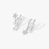Brincos Femininos Elegantes Estilo Francês, Brincos Irregulares Duplos Personalizados, Brincos Argola Brilhantes, Brincos Versáteis de Verão Atacado