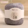 Hilo fino con lentejuelas de lino Xizang de colores, hilo de lino, hilo de encaje de algodón y lino, ganchillo de seda y algodón, chal calado al por mayor