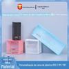 Caixa dobrável personalizada para animais de estimação com hot stamping, Caixa de embalagem plástica translúcida em PVC, Caixa cosmética fosca em PP, Caixa colorida para brinquedos em PVC