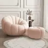 Sofá nórdico perezoso, popular silla de calabaza individual de tatami, sofá pequeño para apartamentos pequeños, dormitorio, balcón, reclinable de ocio