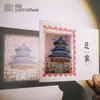 Popular Tarjeta Postal Transparente Impresión de la Ciudad de Pekín Ciudad Prohibida Gran Muralla Tiananmén Turismo Fotografía Cultural y Creativa Tarjeta de Paisaje