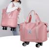 Universal Wheel Travel Bag Light Portable Bag Storage Bag Waiting Bag Separação Dry and Wet Grande Capacidade Fitness Yoga Bag