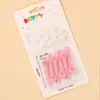 Vela de Desenho Cor-de-Rosa em Forma de Coração Estilo Ins Coreano Vela para Festa de Aniversário Decoração de Bolo Enfeites para Assar