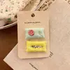 Grampo de Cabelo Novo de Tecido Feito à Mão da Coreia do Sul Primavera e Verão Xadrez Doce Floral BB Clip Infantil Grampo de Cabelo Quebrado para Meninas Presilha Lateral