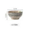 Vajilla Azul Estilo Japonés para la Lluvia Juego de Cuenco y Plato de Cerámica para el Hogar Regalo de Inauguración de Casa Bol de Arroz Atractivo Plato para Pescado al Vapor Cuenco Grande para Sopa