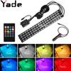 Yade carro LED sola barra de luz ambiente colorida controle remoto APP controle de voz RGB ritmo de música luz APP