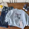 Sudadera de Primavera y Otoño para Niños Niños Estilo Nuevo 2026 Preescolar Sencillo Dibujos Animados Superior Bebé Casual Manga Larga Camiseta Niñas Versátil