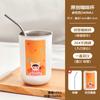 Jeje Familia 304 Vaso de Café para Llevar Vaso para Bebidas Frías para el Hogar Vaso con Pajita para la Oficina Vaso de Cerveza de Dibujos Animados para Exteriores