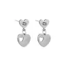 Pendientes de Aro Creativos Huecos de Amor Nuevos Más Vendidos Transfronterizos Europeos y Americanos para Mujer, Joyería de Oreja Personalizada Exquisita y de Moda al por Mayor