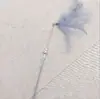 Palo Divertido para Gato Juguete para Gato Autoelevación Hada Caña Larga con Cascabel Resistente a Mordeduras Pluma Diversión Gato Diversión Suministros para Gatos Gato