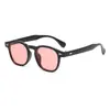 Montura de Gafas Anti Luz Azul Nuevo Estilo Coreano Ins Moda Redonda Sin Graduación Estilo Retro Japonés Estilo Hong Kong Montura de Gafas con Tachuelas de Arroz