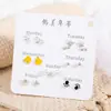 Pendientes Pequeños Chapados en Plata 925 para Estudiantes Mujeres, Sencillos y Delicados, Perfectos para Perforaciones de Oreja, Exquisitos y Lindos, Pendientes Versátiles para Usar Toda la Semana