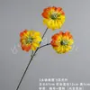 Buquê de flor de clematis artificial estilo europeu com 3 cabeças, materiais DIY para decoração de cena de casamento, flores artificiais para paisagismo e arranjos decorativos