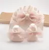 Sombrero de Bebé para Primavera y Otoño Dulce Copo de Nieve Lindo Sombrero Fetal para Bebé Niña Gorro para Fontanela de Recién Nacido Sombrero Indio Calcetines