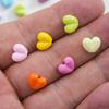 Aleación crema amor pedo melocotón cuentas de agujero recto DIY cadena para teléfono móvil pulsera collar material para abalorios accesorios de joyería