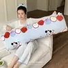 Almohada larga de terciopelo lechoso para mujeres, diseñada para dormir con las piernas recogidas, dormir de lado, respaldo de sofá, cojín de respaldo para sala de estar, nuevo estilo 2026