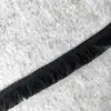 Encaje de Borla de Poliéster de Color de 2.5cm Crin de Caballo DIY Cabeza de Tigre Zapatos Pendientes Hilo de Bordar Borlas Accesorios de Ropa