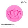 Molde de Coroa para Bolo de Açúcar Flip Decoração DIY Chocolate Silicone Molde Pequena Coroa de Princesa Ferramentas de Arte em Açúcar Argila