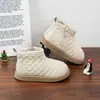 2026 Novas Botas Curtas Casuais com Padrão de Diamante para Crianças Inverno Com Pelúcia Extra Quentura Botas de Couro para Meninos e Meninas Solado Macio Antiderrapante Botas de Algodão