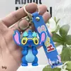 Colgante de Stitch de Dibujos Animados Llavero Divertido de Lilo y Stitch Colgante Muñeco de Plástico Suave Caja Ciega