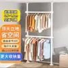 Arara de chão ao teto para uso doméstico, sem necessidade de furar, arara extensível para quarto, haste de suporte espessa para closet