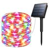 Luces Solares de Alambre de Cobre LED para Exterior, Luces de Hadas Atmosféricas, Estrella, Decoración de Navidad y Año Nuevo, Pequeñas Luces de Cadena Coloridas
