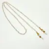 Cadena para mascarilla popular de cuello europea y americana, cadena colgante para mujer, decoración de cadena de perlas de moda, cadena antipérdida, cordón, estilo coreano ins