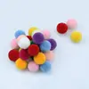 El Fabricante Tiene Stock Listo de Bolas de Bayas de Colores Vivos, Bolas de Hilo de Lana Fina Cachemir de 2.5 cm y Accesorios para Juguetes Hechos a Mano