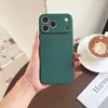 Funda de Silicona Líquida para Teléfono con Cubo Rubik de Manzana Adecuada para Funda de Teléfono Iphone18Promax, Funda de Teléfono Integral Anti-Caídas