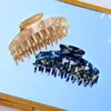 Coreano elegante elegante requintado ácido acético cabelo agarrar grande médio back cabeça grampo de cabelo headwear agarrar grampo de cabelo para as mulheres