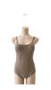 Fábrica Fonte Maiô Feminino All-in-one Cor Sólida Sexy Cintura Aberta Costas Lindas Slim Coreano Tricotado Maiô de Férias para Meninas