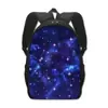 Mochila Ligera de Gran Capacidad Estampada Serie Cielo Estrellado Transfronteriza para Estudiantes de Primaria y Secundaria, Adecuada para Ir a la Escuela, Puede Enviarse Rápido Jit