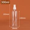 Botella de Spray Transparente al por Mayor 5-500ml Botella de Spray de Alcohol Botella Recargable de Viaje Botella Pequeña de Spray de Plástico PET
