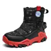 Botas de Nieve para Niñas 2026 Invierno Nuevo Modelo Zapatos Grandes de Algodón para Niños con Forro de Felpa, Botas Cálidas y Engrosadas Venta al por Mayor para Niños