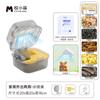 Gaiola de Criação de Hamster Yue Xiaomeng com Villa de Luxo de Uso Duplo Urso Dourado Portátil de Mão Casa Transparente para Sair