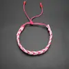 Cuerda de mano de estilo étnico tejida a mano cuerda de mano de playa pulsera trenzada de cera estilo bohemio al por mayor