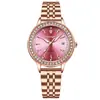 Reloj de Mujer Suizo Genuino Impermeable Luminoso Ultradelgado Calendario Reloj de Cuarzo Douyin Aliexpress Modelo Caliente