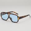 Gafas de Sol de Marco Pequeño de Doble Varilla Europea y Americana 2025 Nuevas Gafas de Sol Versátiles Moda Gafas de Sol Retro Populares en Internet Mismo Estilo para Mujeres