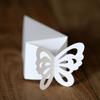 Caja de dulces de mariposa de boda transfronteriza en stock caja de dulces láser hueca caja de papel Kraft fabricante de Shenzhen
