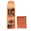 Cortaúñas plegable de 12 piezas, cortaúñas, herramientas de manicura, bolsa plegable, cortaúñas.