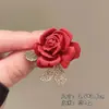 Broche de Terno, Flor de Peito Anti-Exposição com Laço, Alfinete de Peito de Verão, Botão Anti-Exposição para Camisa Sem Costura, Alfinete de Segurança Versátil