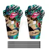 Guardabarros de Fibra de Carbono para Bicicleta de Montaña Transfronterizo, Guardabarros para Bicicleta de Carretera, Guardabarros para Bicicleta de Descenso, Barrera de Agua, Accesorios Universales para Bicicleta Delanteros y Traseros