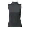 Miyake Más Vendido Estilo Básico Top Ropa de Verano Sentido del Diseño Nicho Color Sólido Simple Versátil Chaleco Camiseta sin Mangas
