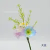 Flores Artificiais, Papoulas Falsas, Flores Perfumadas Amarradas à Mão, Buquês para Mesa de Jantar, Flores Artificiais Transfronteiriças, Flores de Seda para Exportação, Decoração de Sala de Estar